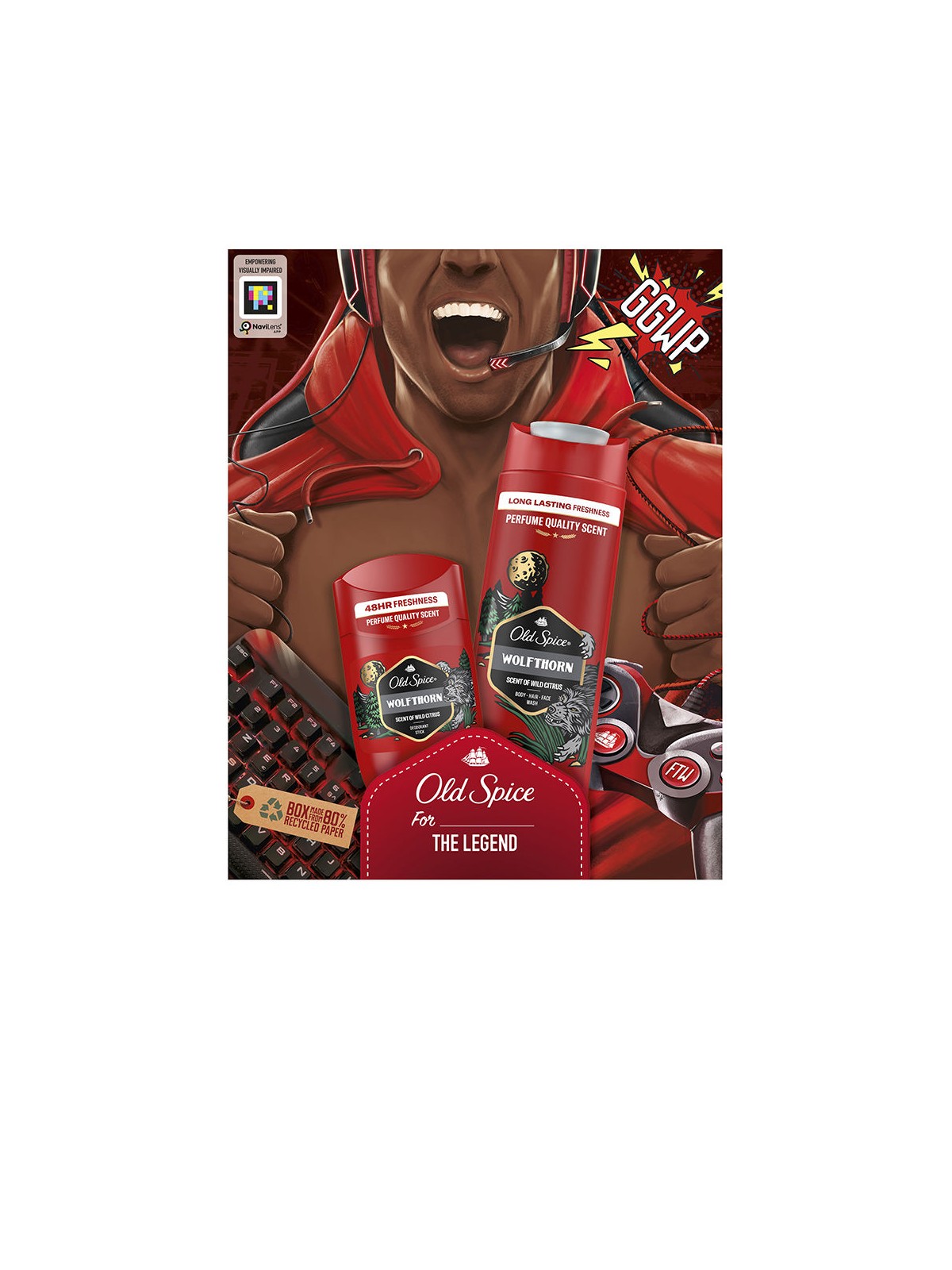 Old Spice OLD SPICE WOLFTHORN CASE 2 pezzi Deodorant stick 50 ml + Gel-shampoo 250 ml uomo
