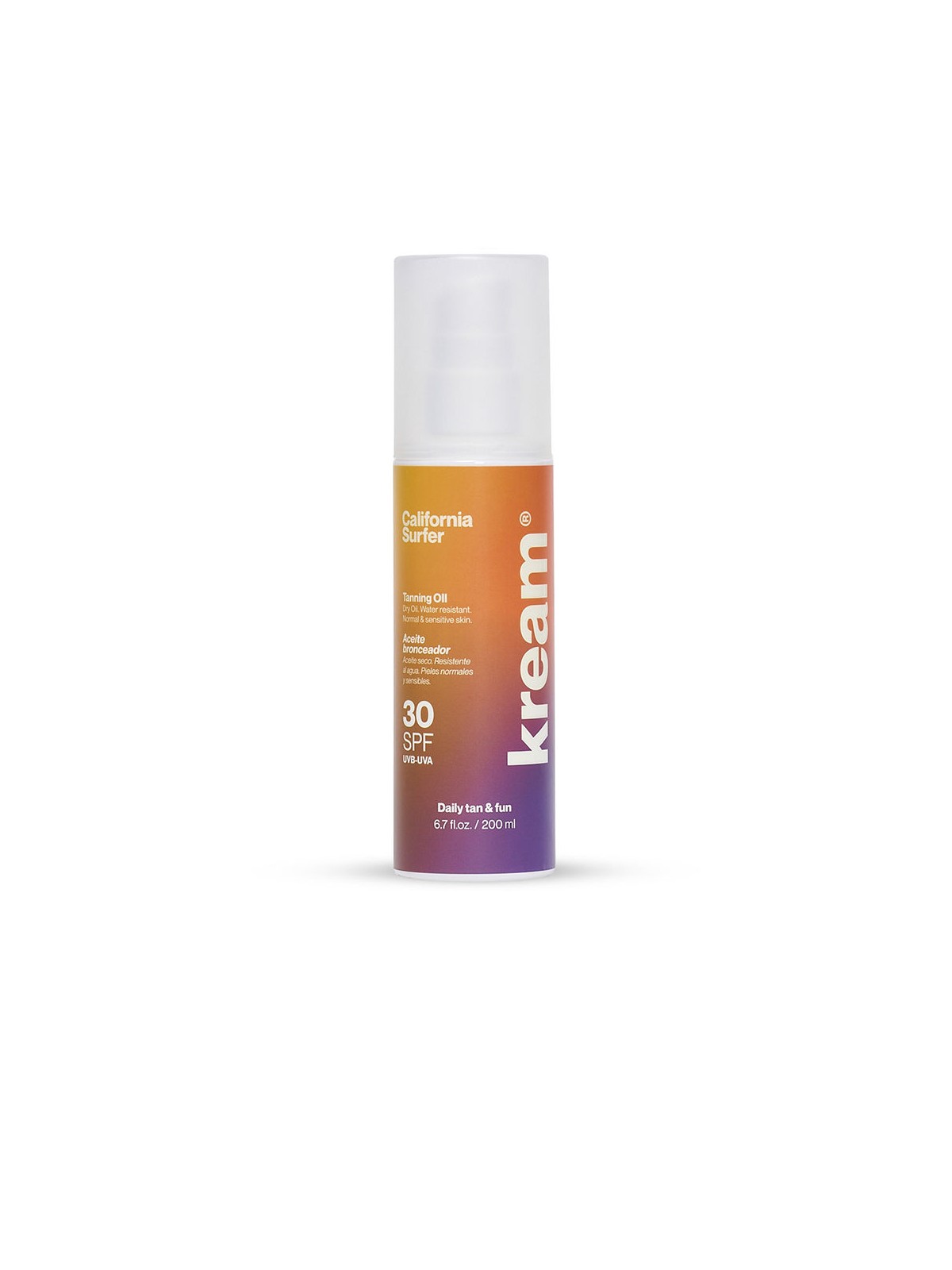 Kream Olio abbronzante CALIFORNIA SURFER SPF30 200ml unisex