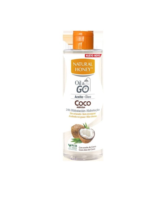 Natural Honey Olio corpo COCO ADDICTION OIL & GO 250ml unisex
