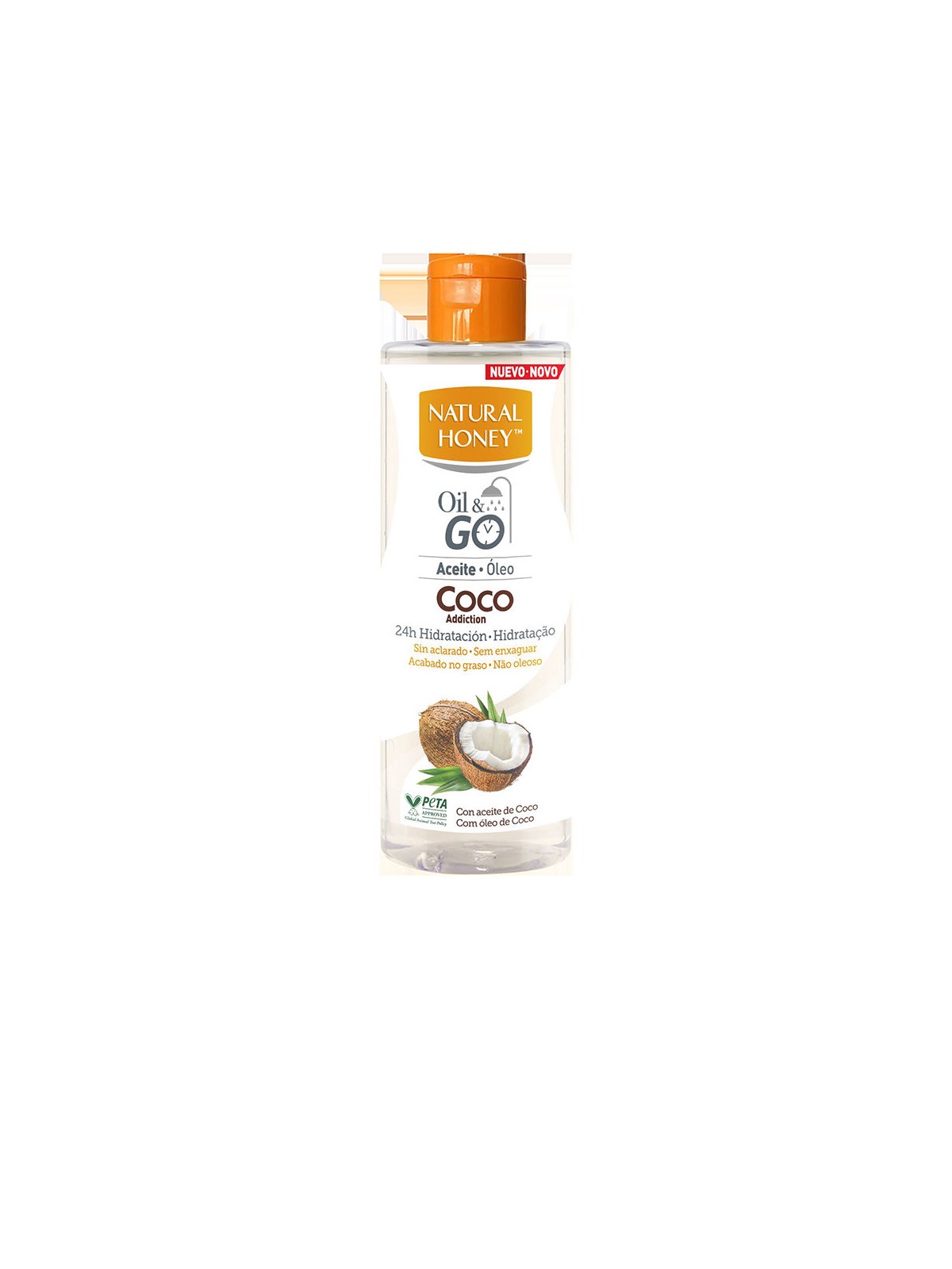 Natural Honey Olio corpo COCO ADDICTION OIL & GO 250ml unisex
