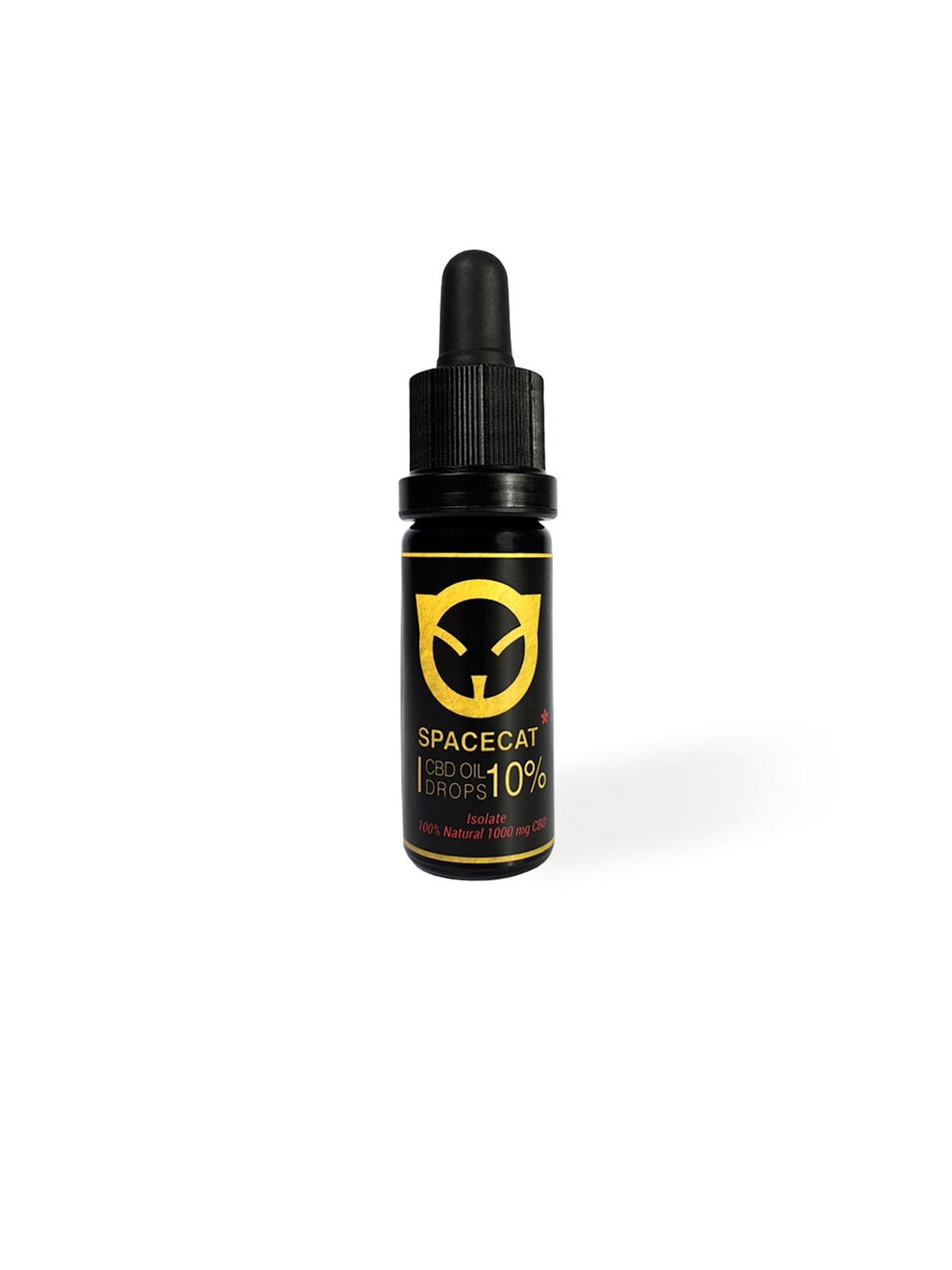 Spacecat Olio di CBD 10% 1000 mg a spettro completo ricco di cannabidiolo 10ml unisex
