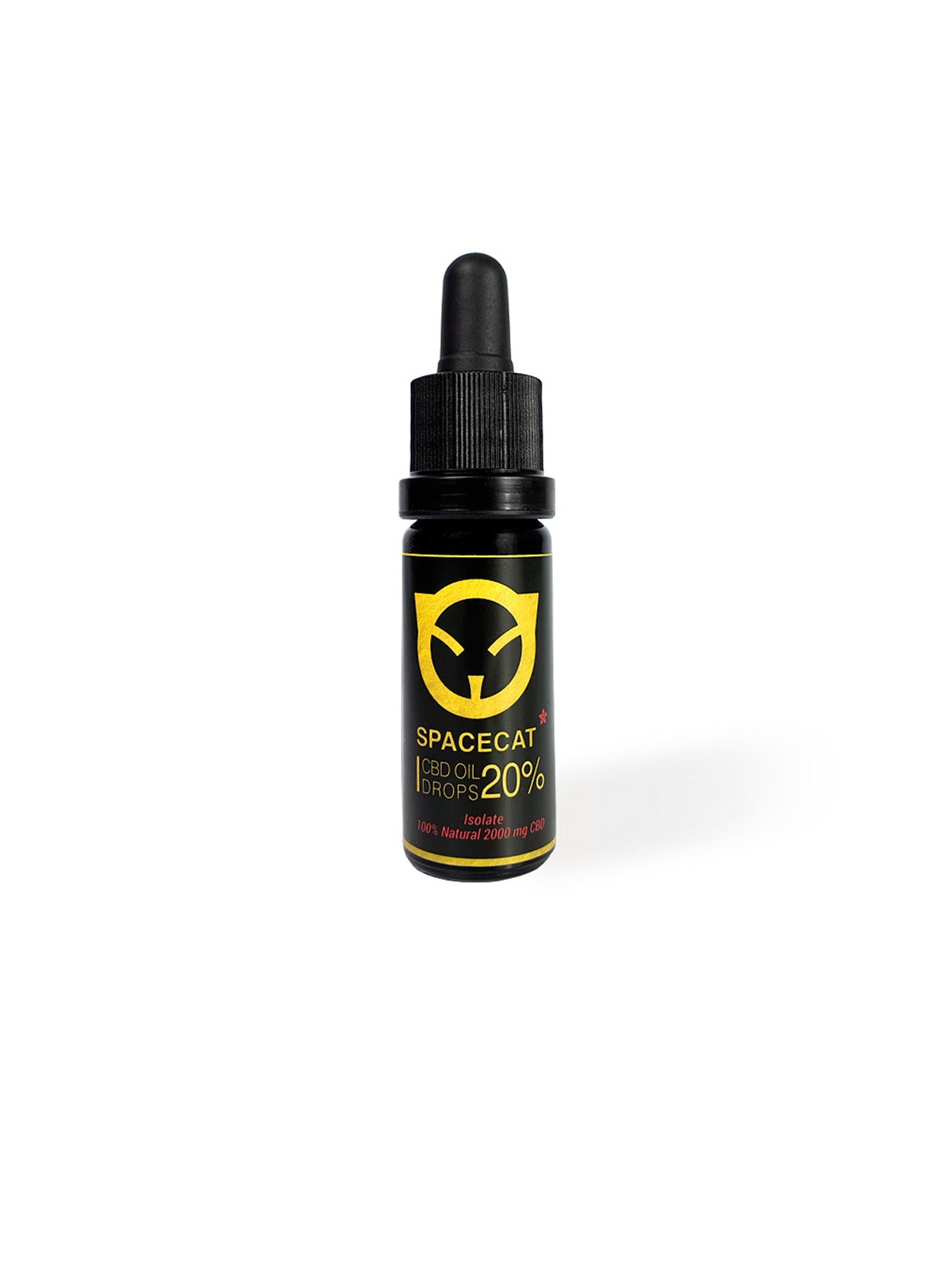 Spacecat Olio di CBD 20% 2000 mg ad ampio spettro, ricco di cannabidiolo, 10ml unisex