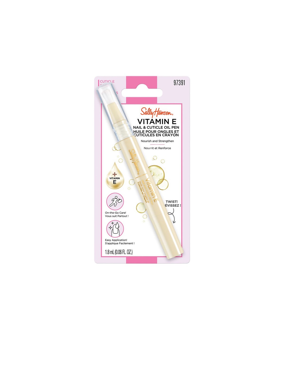 Sally Hansen Olio nutriente alla vitamina E 1,8ml unisex