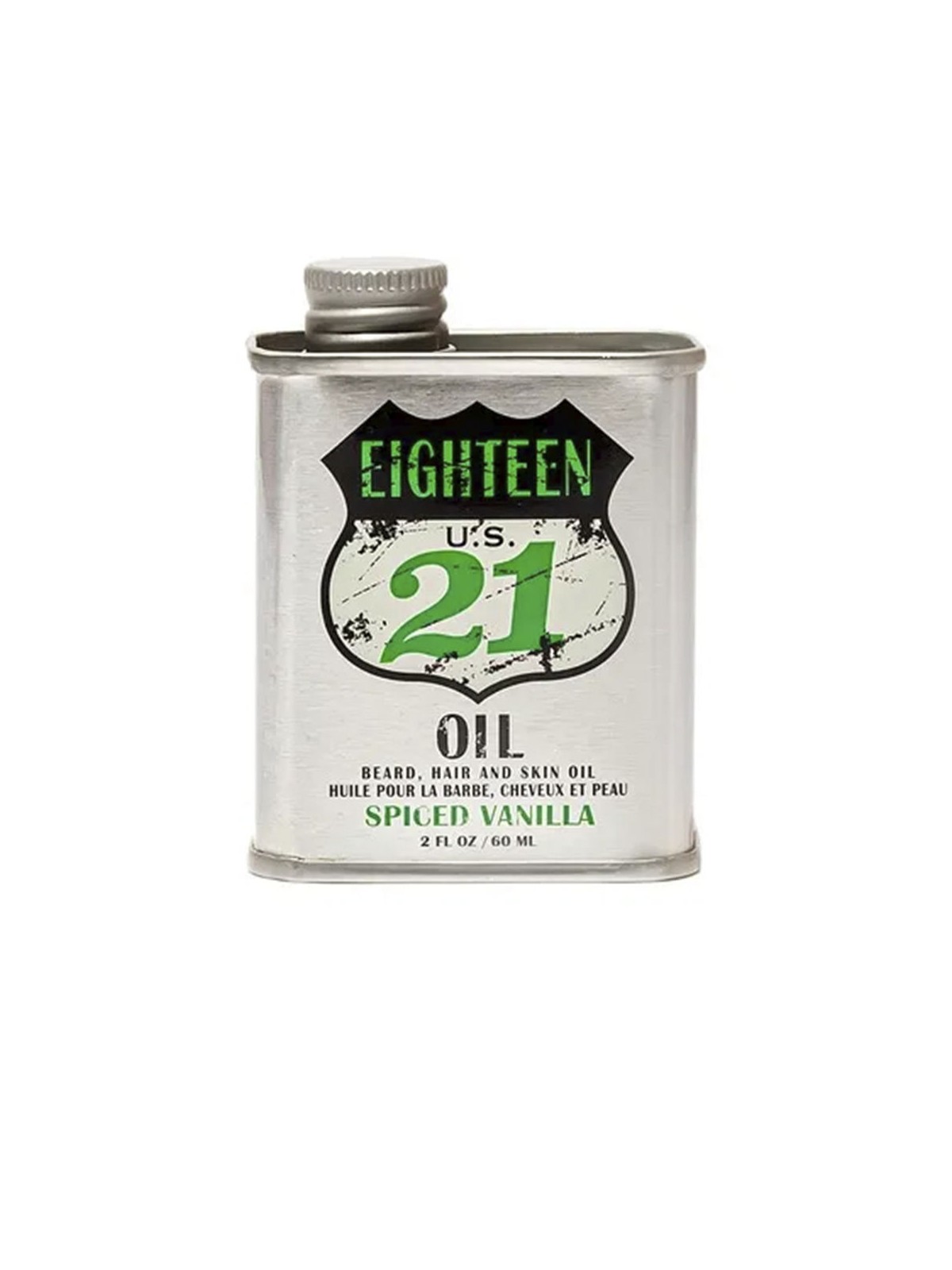 18.21 Man Made Olio per barba, capelli e pelle al gusto di vaniglia speziata 60ml unisex