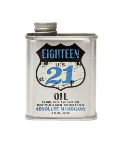 18.21 Man Made Olio per barba, capelli e pelle al mogano assoluto 60ml unisex