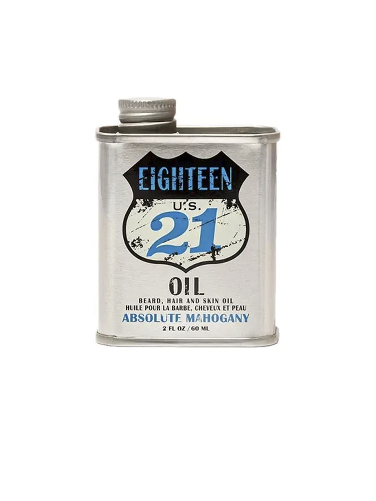 18.21 Man Made Olio per barba, capelli e pelle al mogano assoluto 60ml unisex