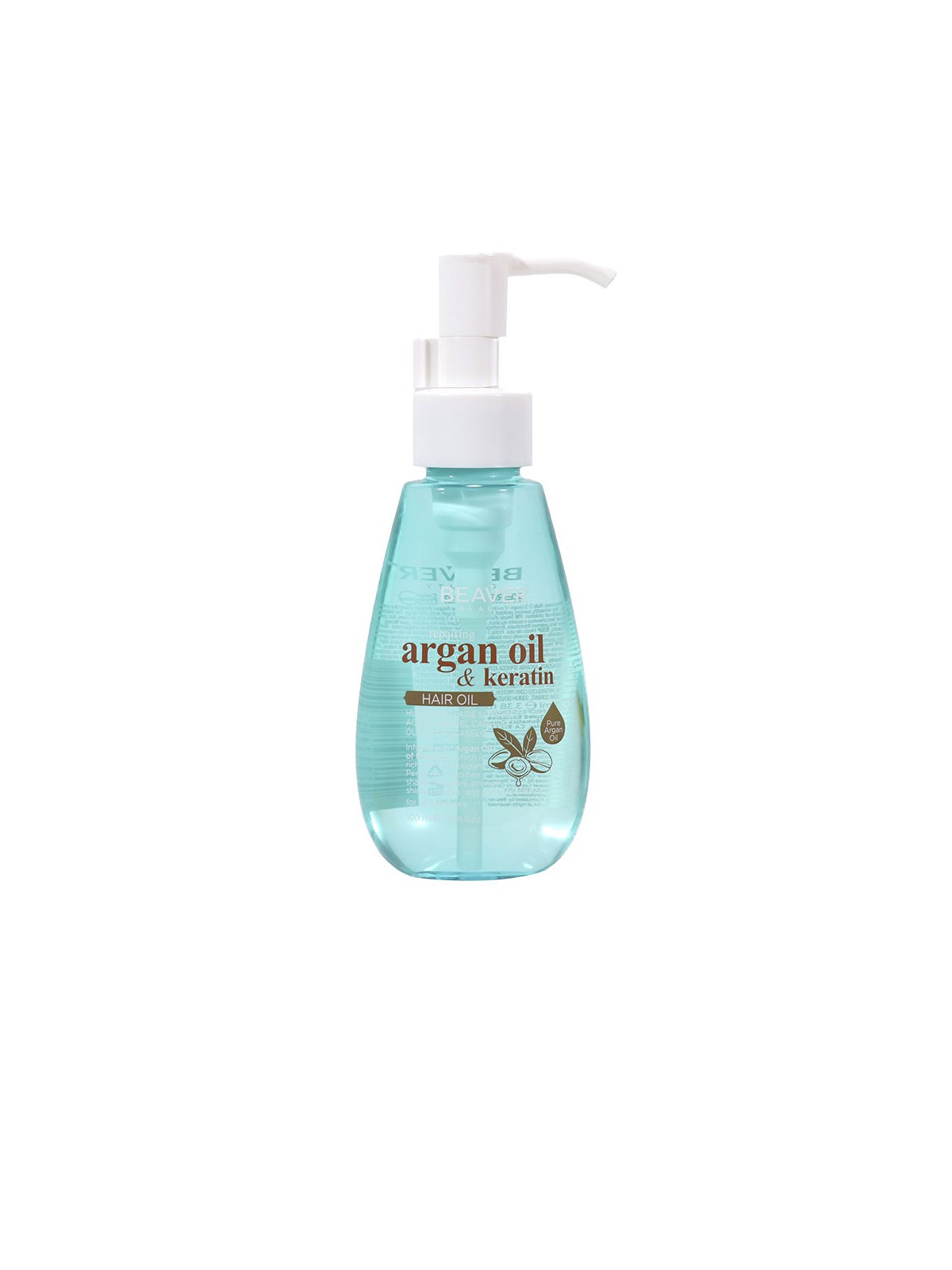 Beaver Olio per capelli all'olio di argan e cheratina 100ml unisex