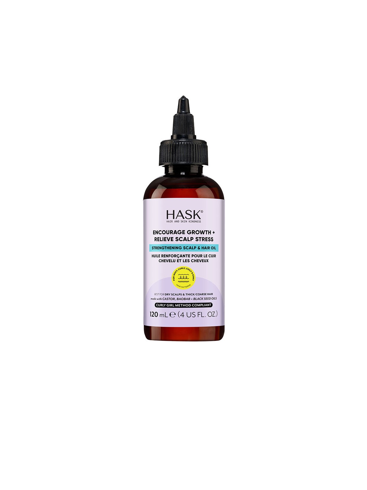 Hask Olio per cuoio capelluto rinforzante TEXTURE 120ml unisex