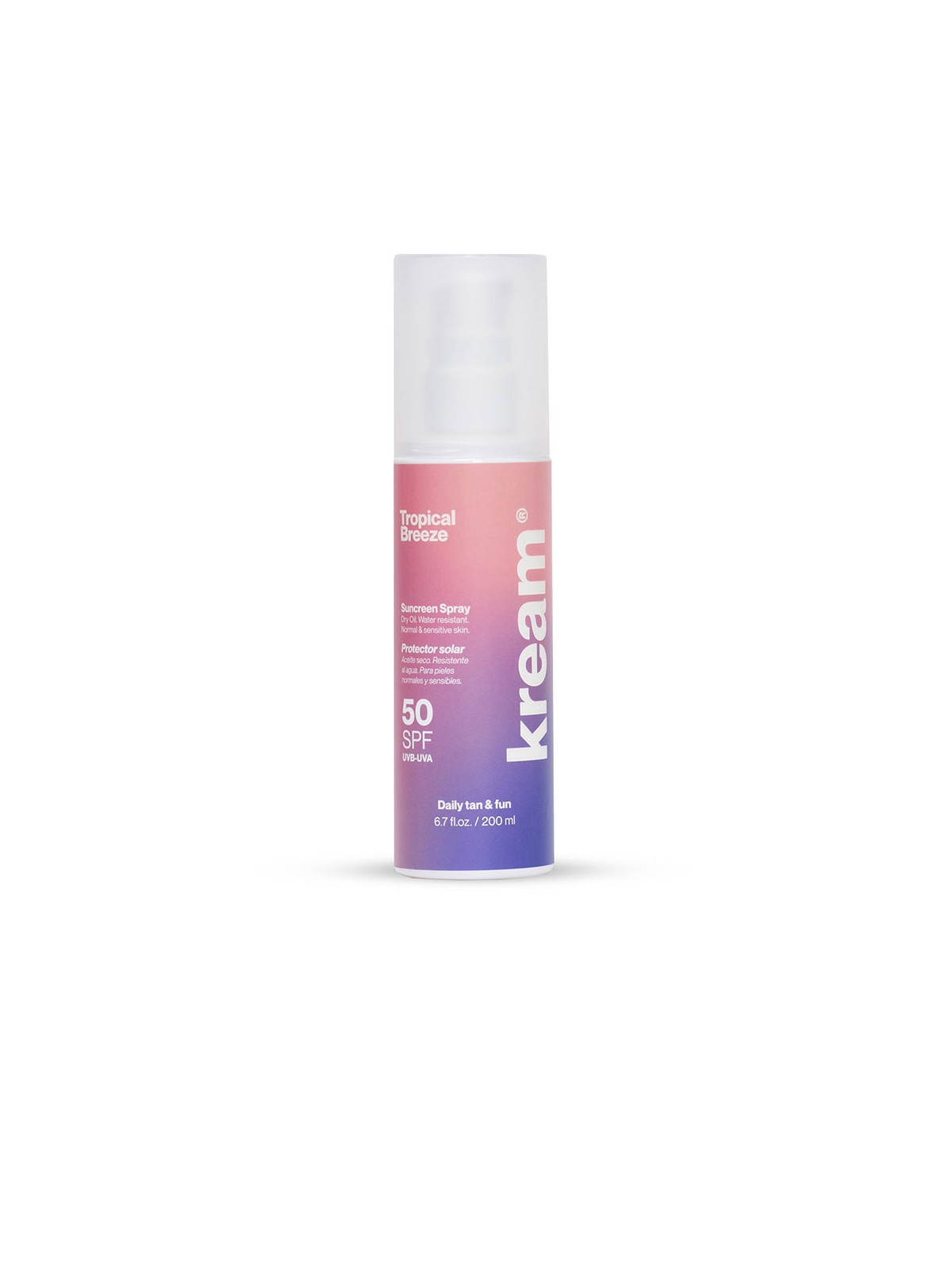 Kream Olio secco TROPICAL BREEZE SPF50+ 200ml unisex