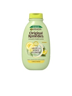 Garnier ORIGINAL REMEDIES Shampoo delicato all'argilla e limone 400ml unisex