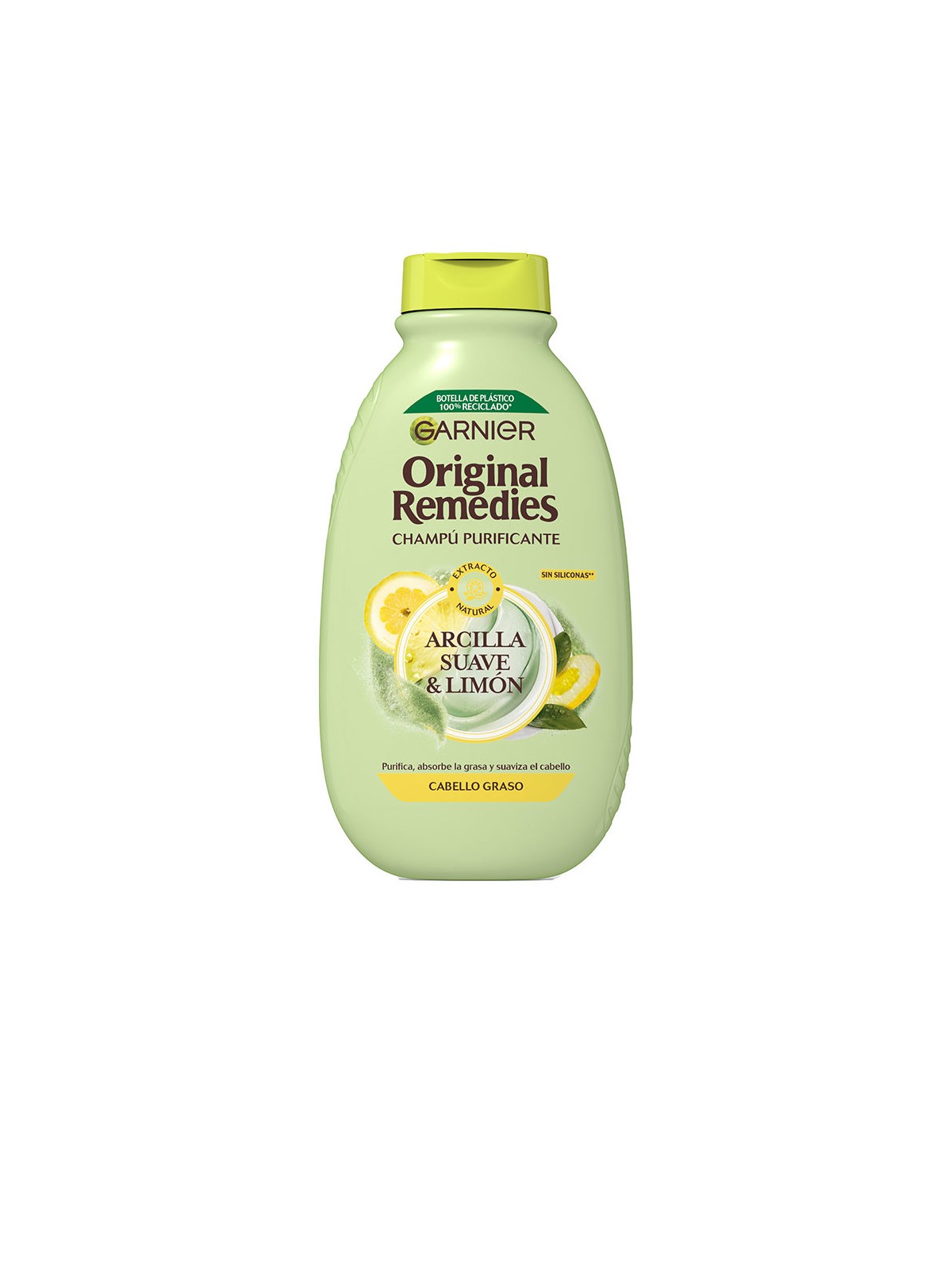 Garnier ORIGINAL REMEDIES Shampoo delicato all'argilla e limone 400ml unisex