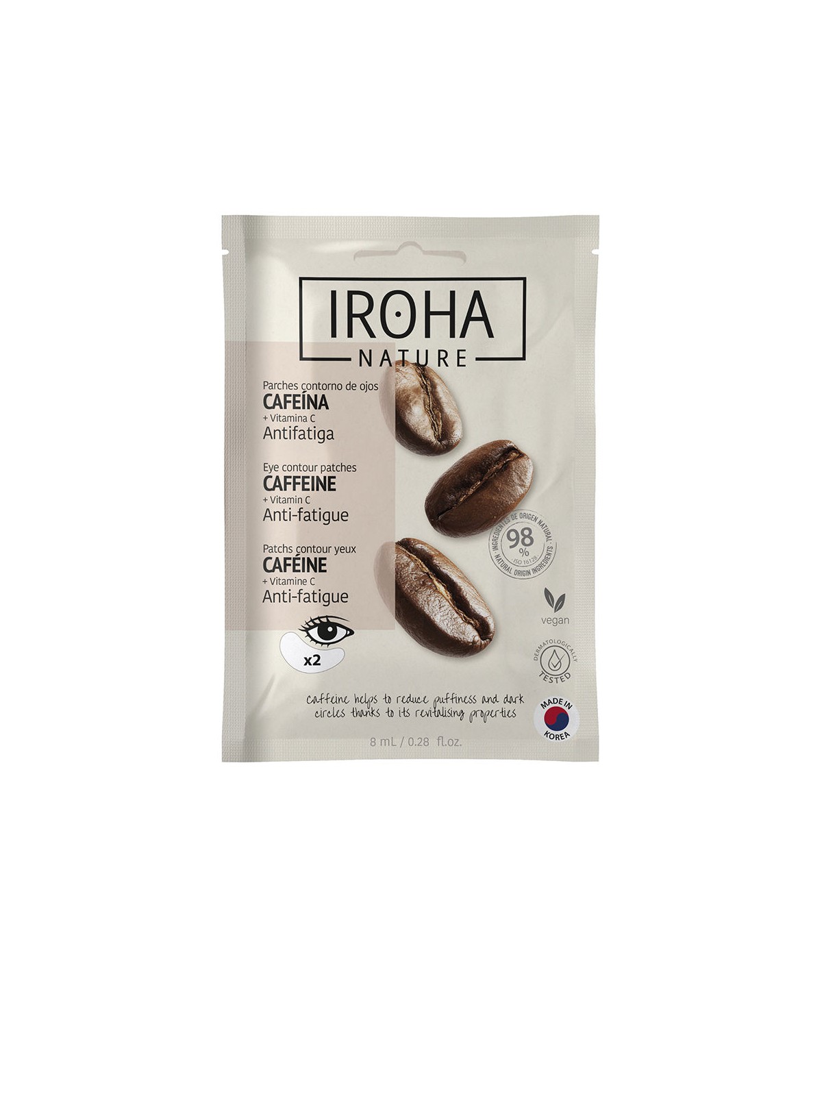Iroha Patch contorno occhi alla caffeina 8ml unisex
