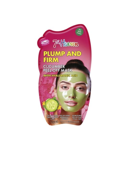 7th Heaven Peel-Off, rimpolpante e rassodante, al cetriolo con acido ialuronico 10ml unisex