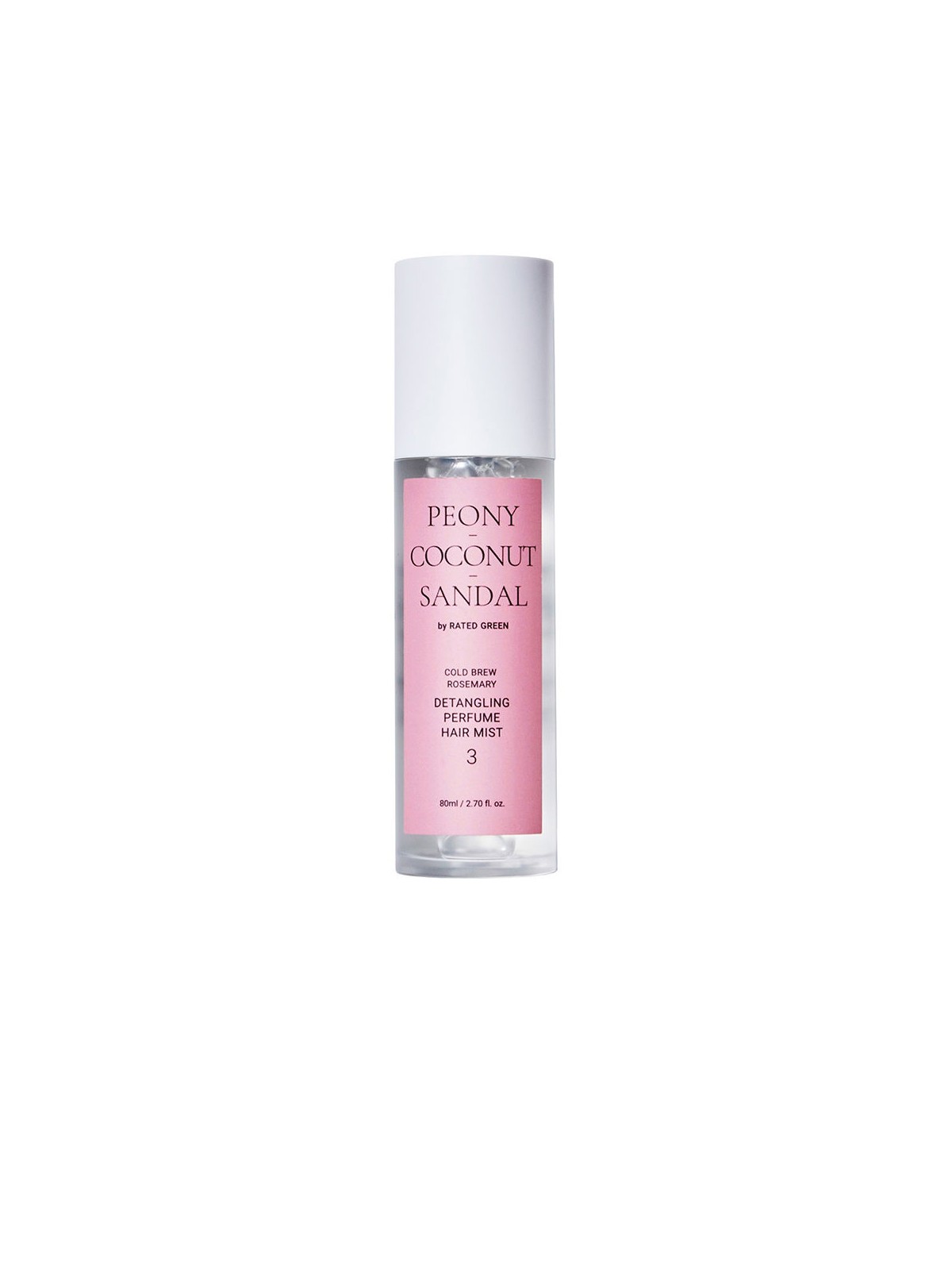 Rated Green PEONY COCCONUT SANDAL 03 spray profumato decolorante per capelli 80ml unisex
