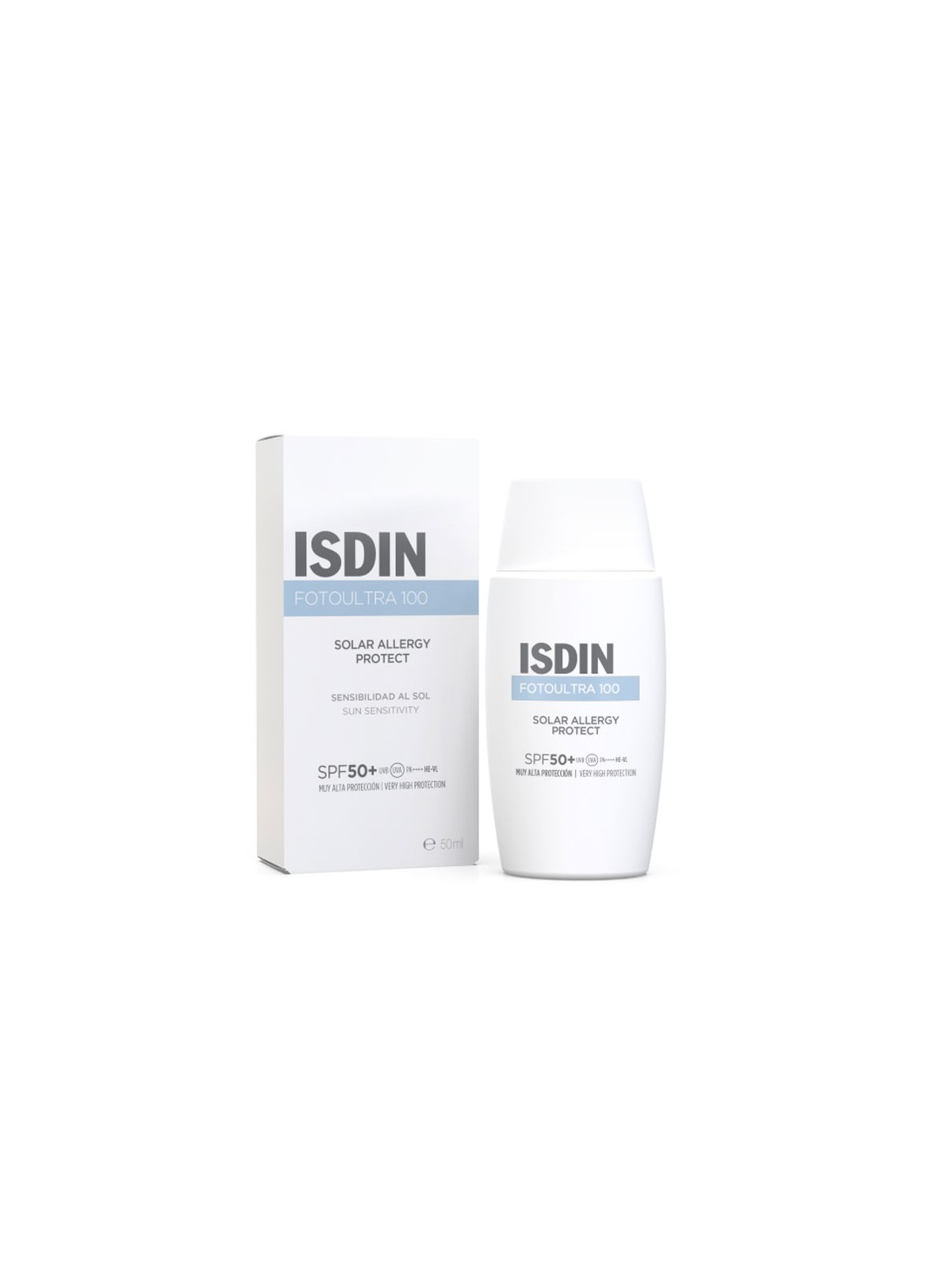Isdin PHOTO ULTRA fluido antiallergico solare SPF50+ 50ml unisex
