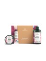 The Body Shop PICCOLO PORTA ROSE BRITANNICO, 3 PEZZI yogur corporal 200 ml + crema de manos 30 ml + gel de ducha 250 ml unisex