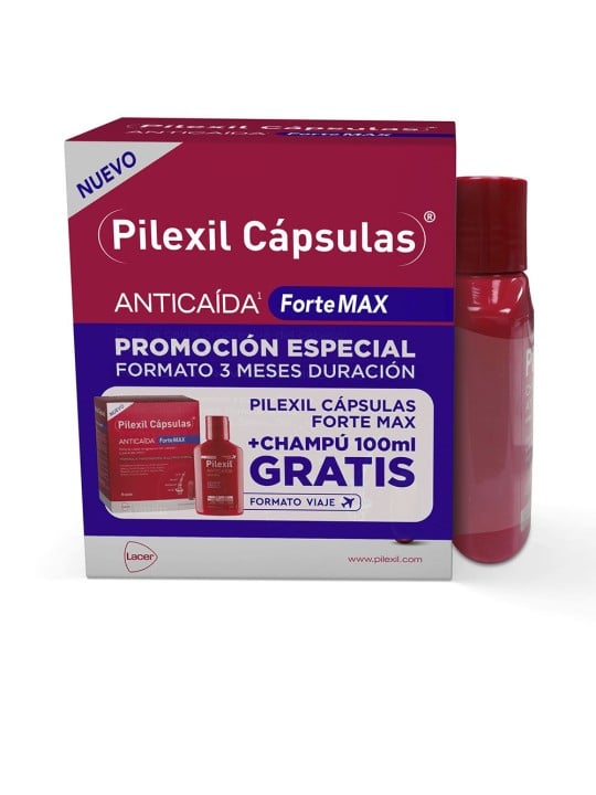 Pilexil PILEXIL FORTE MAX capsule anticaduta + shampoo 2 unità unisex