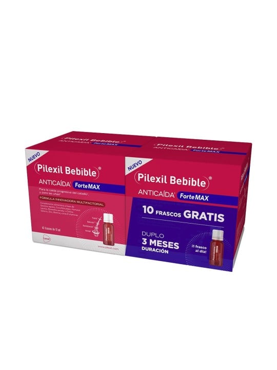 Pilexil PILEXIL FORTE MAX, soluzione orale anticaduta, confezione da 2 x 45 u unisex