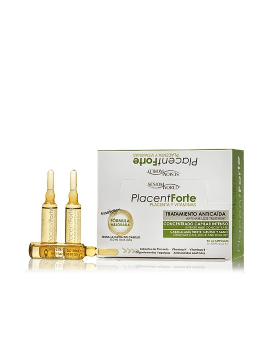 Sesiom World PLACENT FORTE fiale per il trattamento anticaduta dei capelli, 36 unità unisex