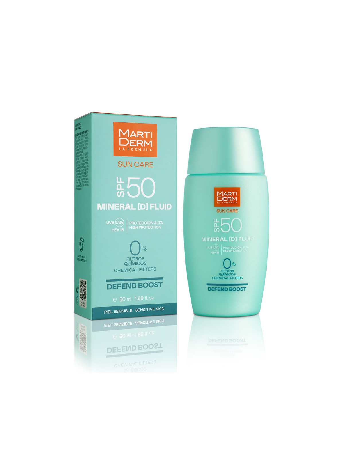 Martiderm PROTEZIONE SOLARE MINERALE D fluido solare SPF50 50ml unisex