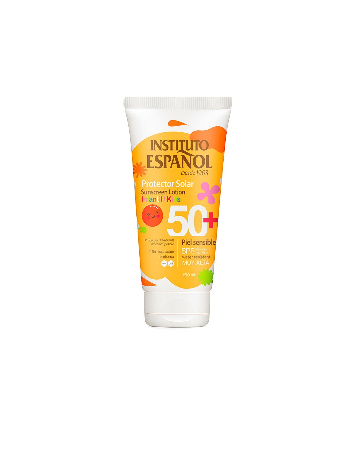 Instituto Español Protezione solare per bambini SPF50+ 150ml unisex