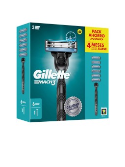 Gillette Rasoio Gillette Mach 3 + 6 ricariche uomo