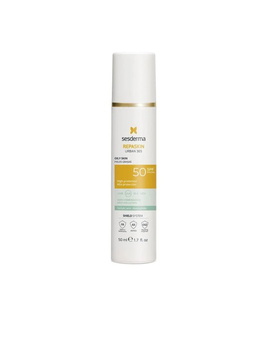 Sesderma REPASKIN URBAN 365 crema solare per pelligrasse SPF50 50ml unisex