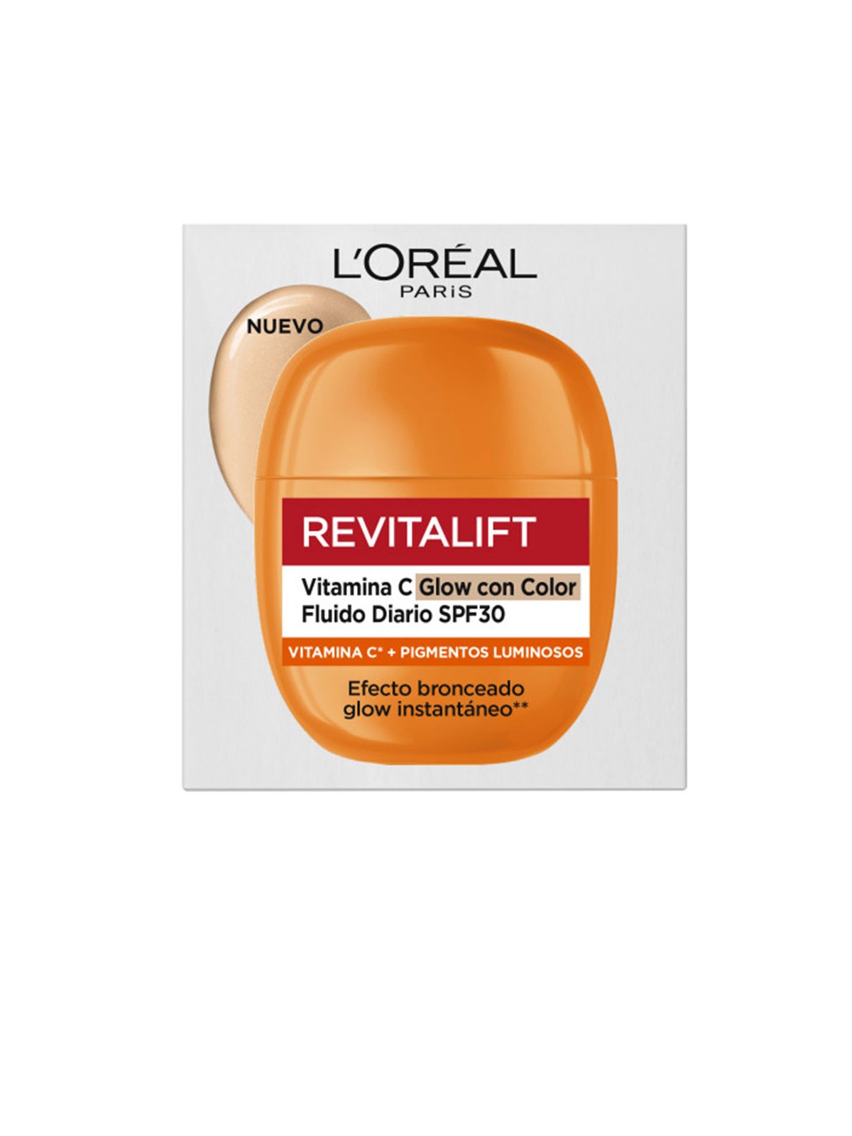 L'Oréal Paris REVITALIFT VITAMIN C fluido colorato illuminante quotidiano SPF30 40ml unisex
