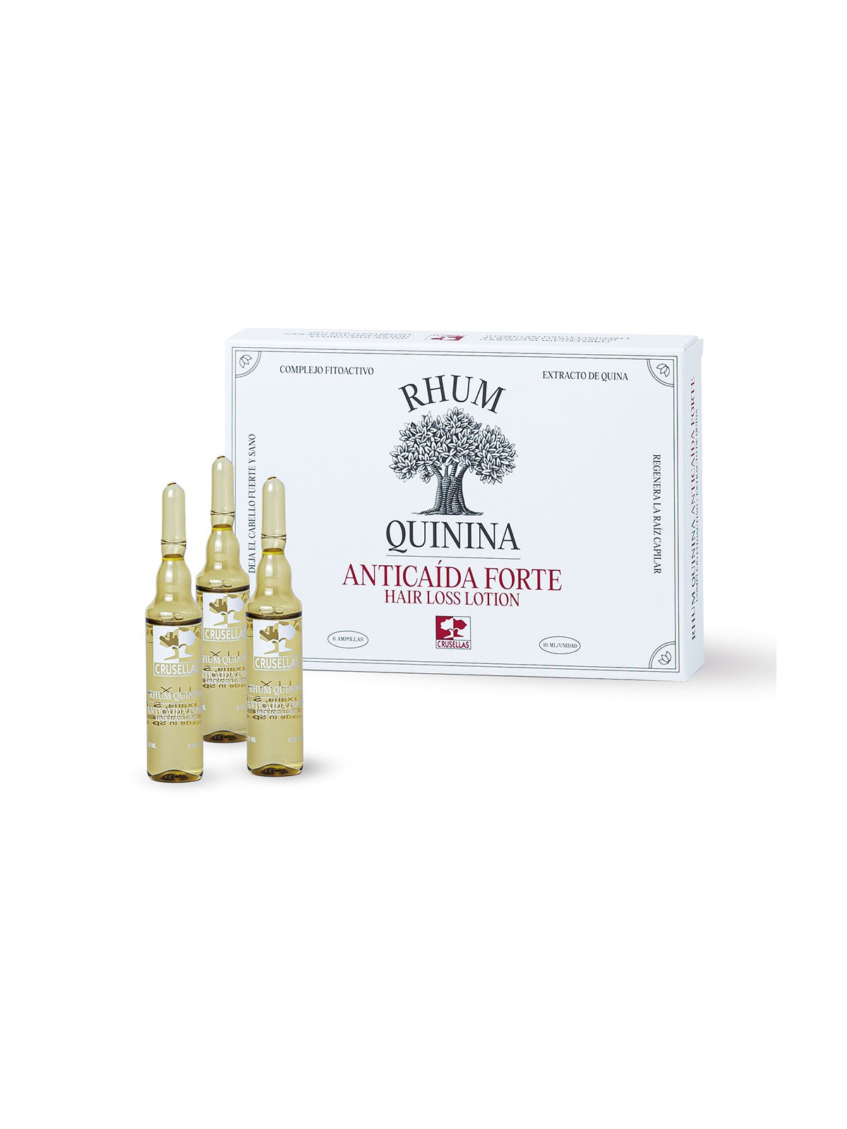Crusellas RHUM CHININE anticaduta forte 6 x 10ml unisex