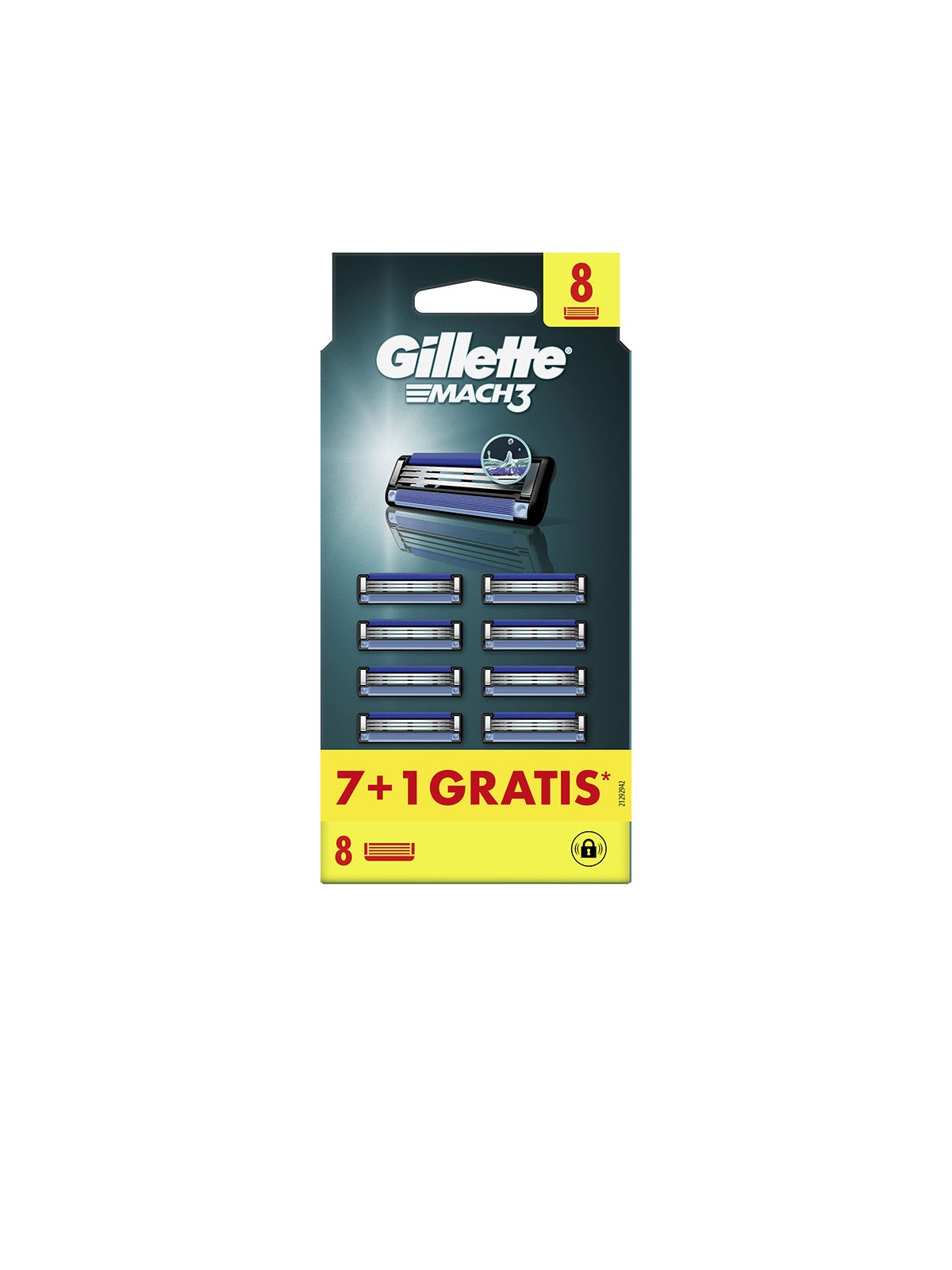 Gillette Ricambi per caricabatterie MACH 3 numero 8 uomo