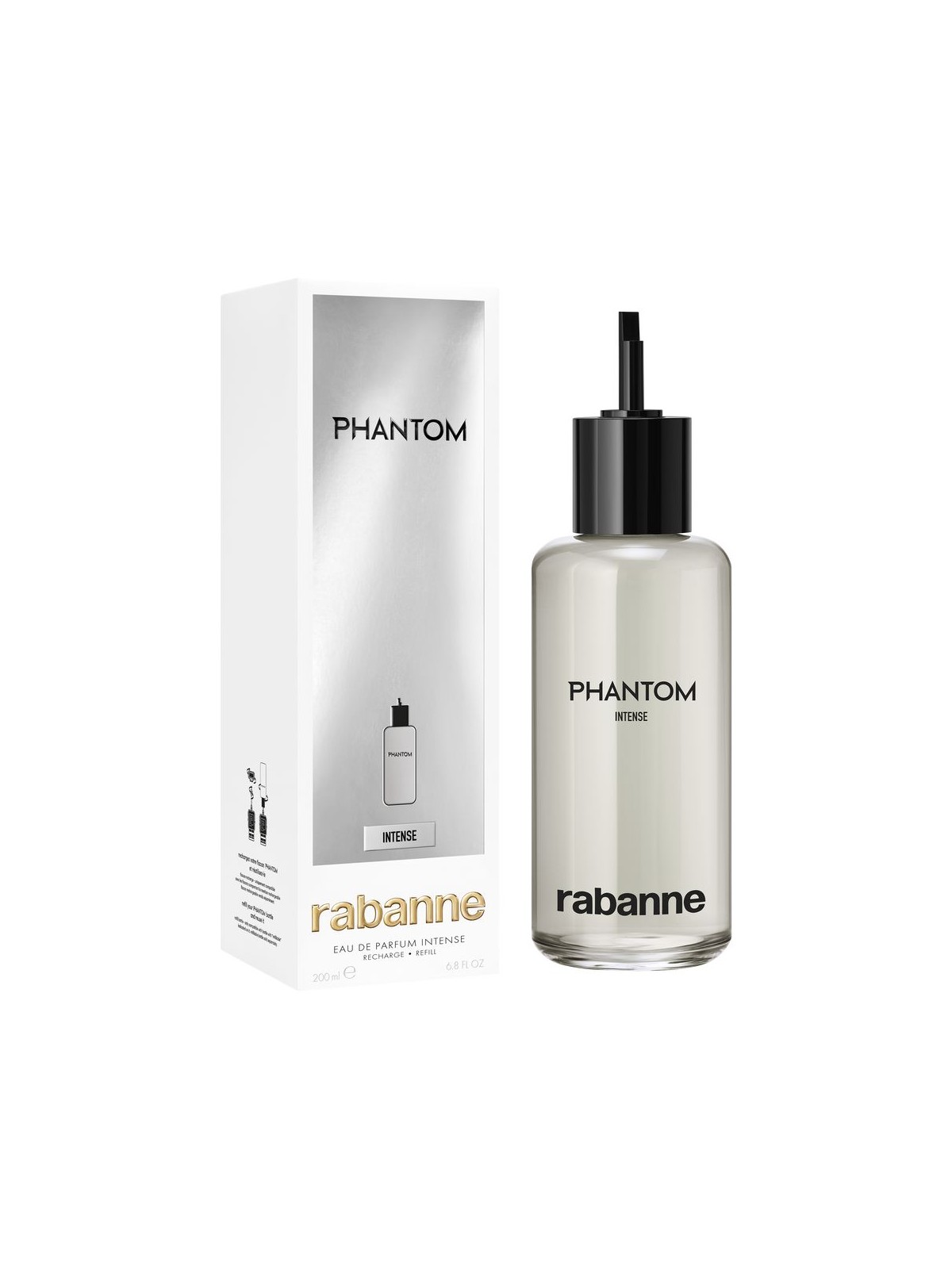 Rabanne Ricarica di eau de parfum Phantom Intense 200ml uomo