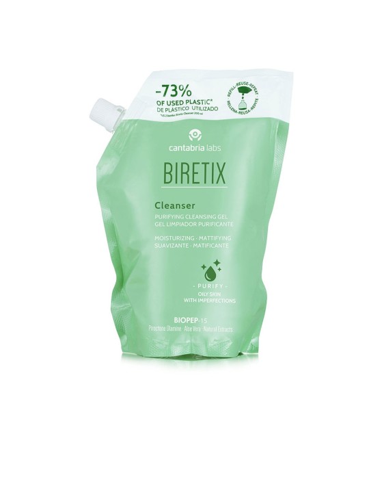 Biretix Ricarica di gel detergente purificante BIRETIX CLEANSER 400ml unisex
