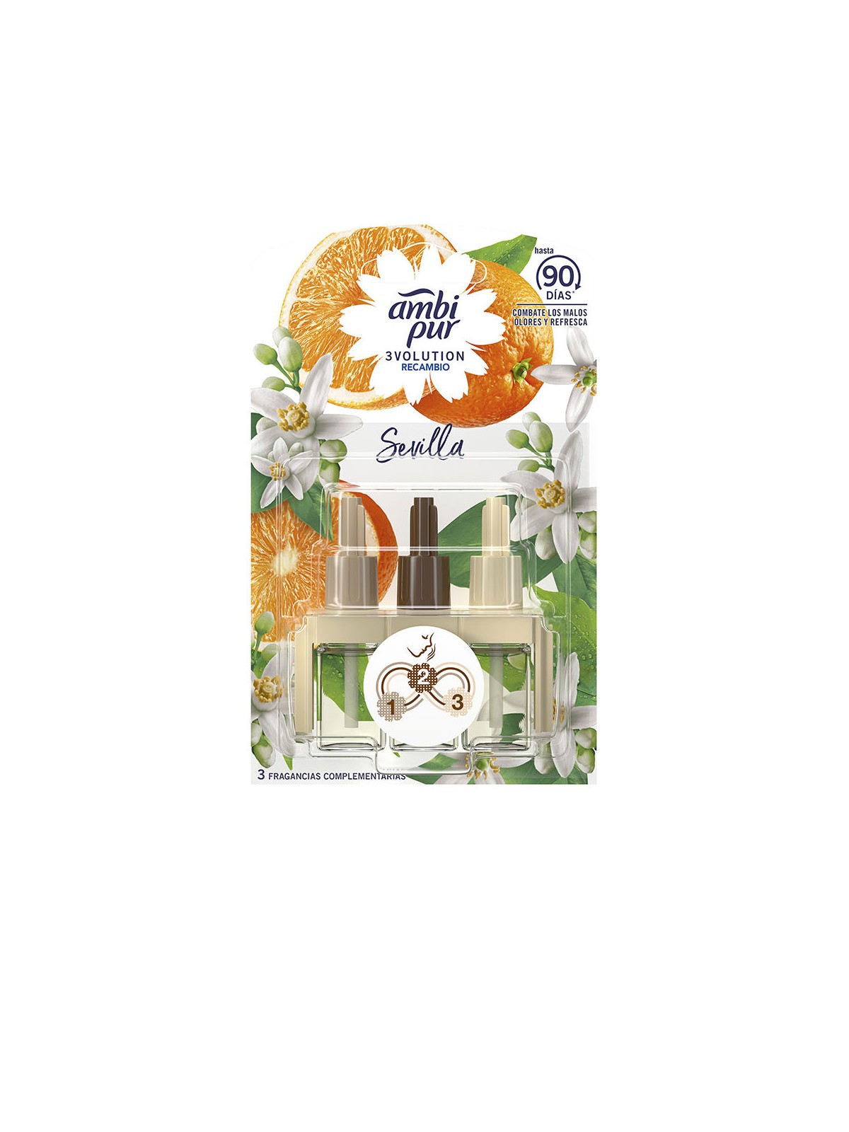 Ambi Pur Ricarica per deodorante per ambienti 3VOLUTION n.arancia di Siviglia 20ml unisex
