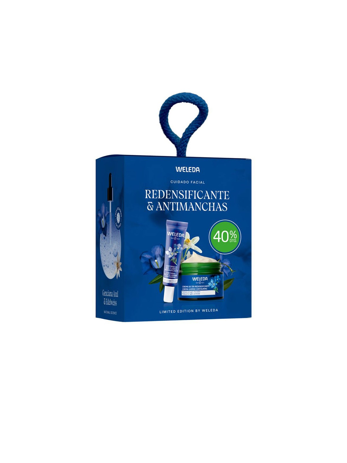 Weleda Ridensificante e smacchiatore, 2 pezzi Day cream 40ml + Eye contour cream 10ml unisex