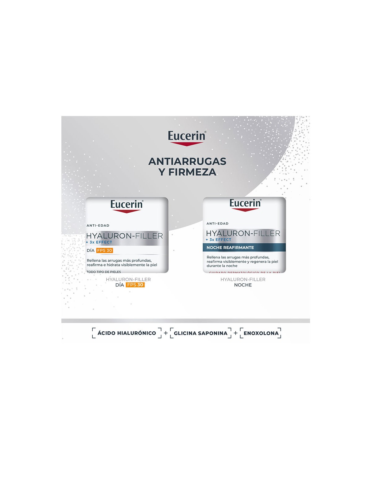 Eucerin RIEMPITIVO IN ALIMENTAZIONE HYALURON GIORNO E NOTTE, CONFEZIONE DA 2 PEZZI Day cream 50 ml + Night cream 50 ml unisex