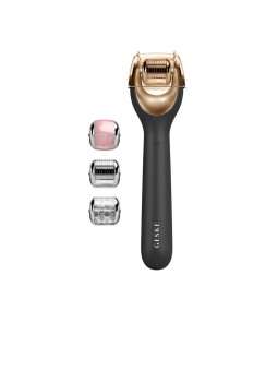 Geske Rullo per microneedling viso 9 in 1 con guida tramite app intelligente n.Nero 4 unità unisex