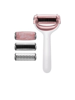 Geske Rullo per microneedling viso e corpo 9 in 1 con guida tramite app intelligente n.Bianco 4 unità unisex