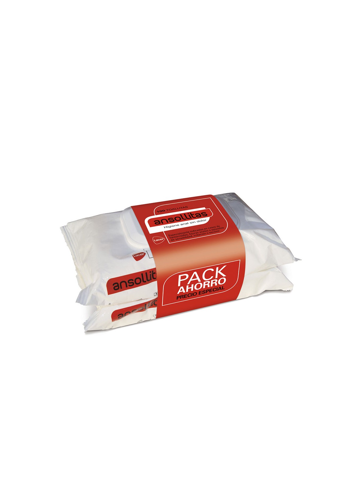 Anso Salviette umidificate Ansollitas, confezione da 2 x 50 unità unisex