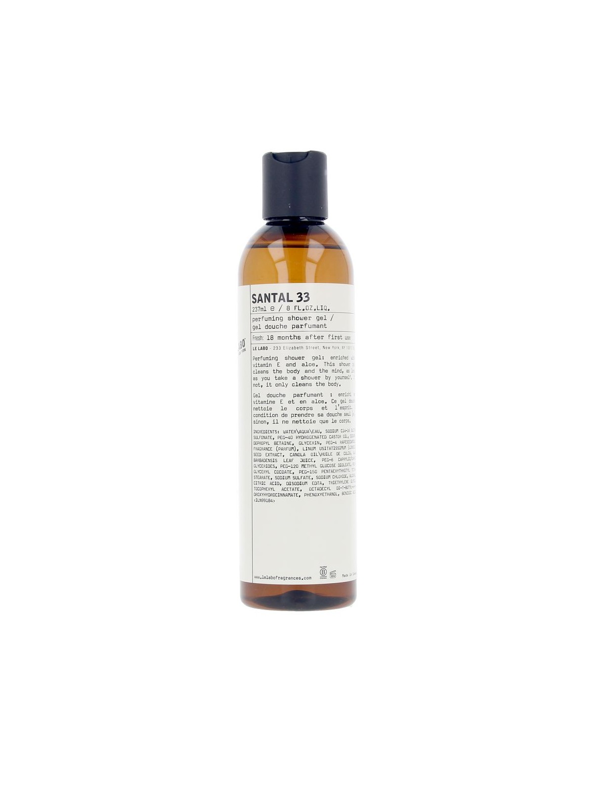 Le Labo SANTAL 33 gel doccia 237ml unisex