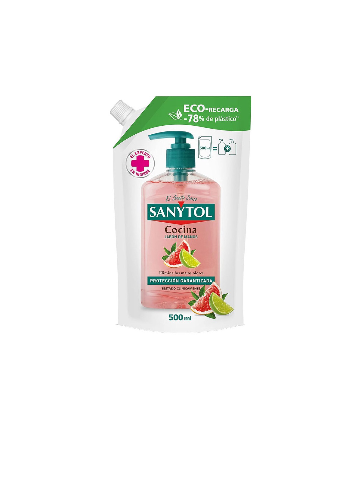 Sanytol SANYTOL Sapone antibatterico per mani e cucina, ricarica ecologica da 500ml unisex