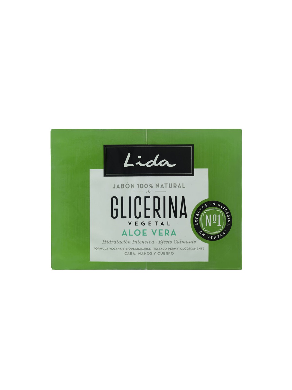 Lida Sapone LIDA 100% naturale con glicerina e aloe vera, confezione da 2 x 125gr unisex