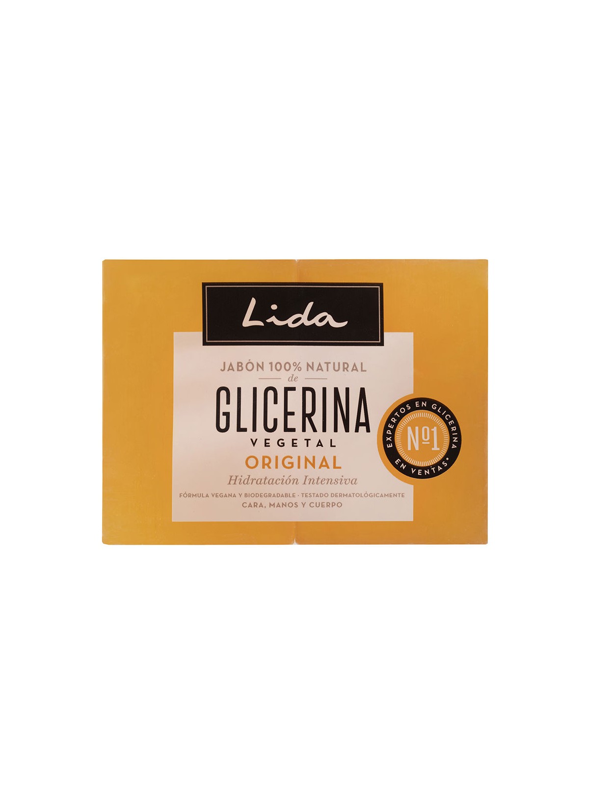 Lida SAPONE LIDA 100% NATURALE ORIGINALE ALLA GLICERINA LOTTO 2 x 125gr unisex