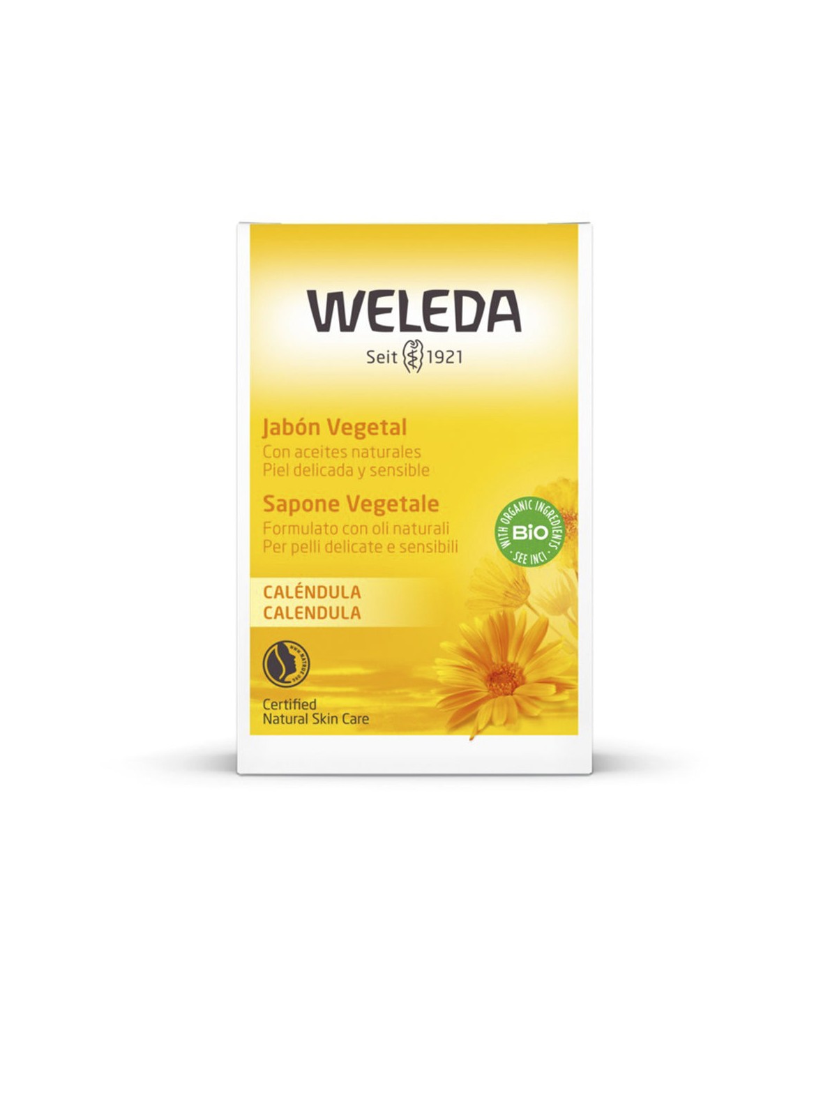 Weleda Sapone vegetale alla calendula 100 g unisex