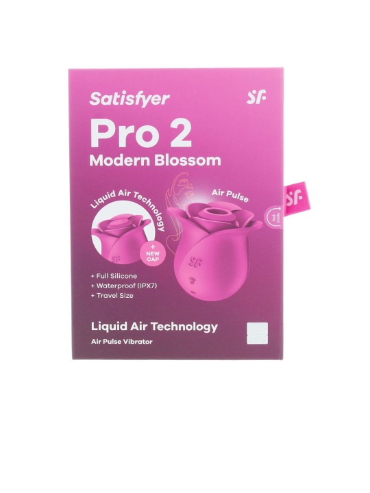 Satisfyer SATISFYER PRO 2 Stimolatore a onde rosa moderno, 1 unità donna