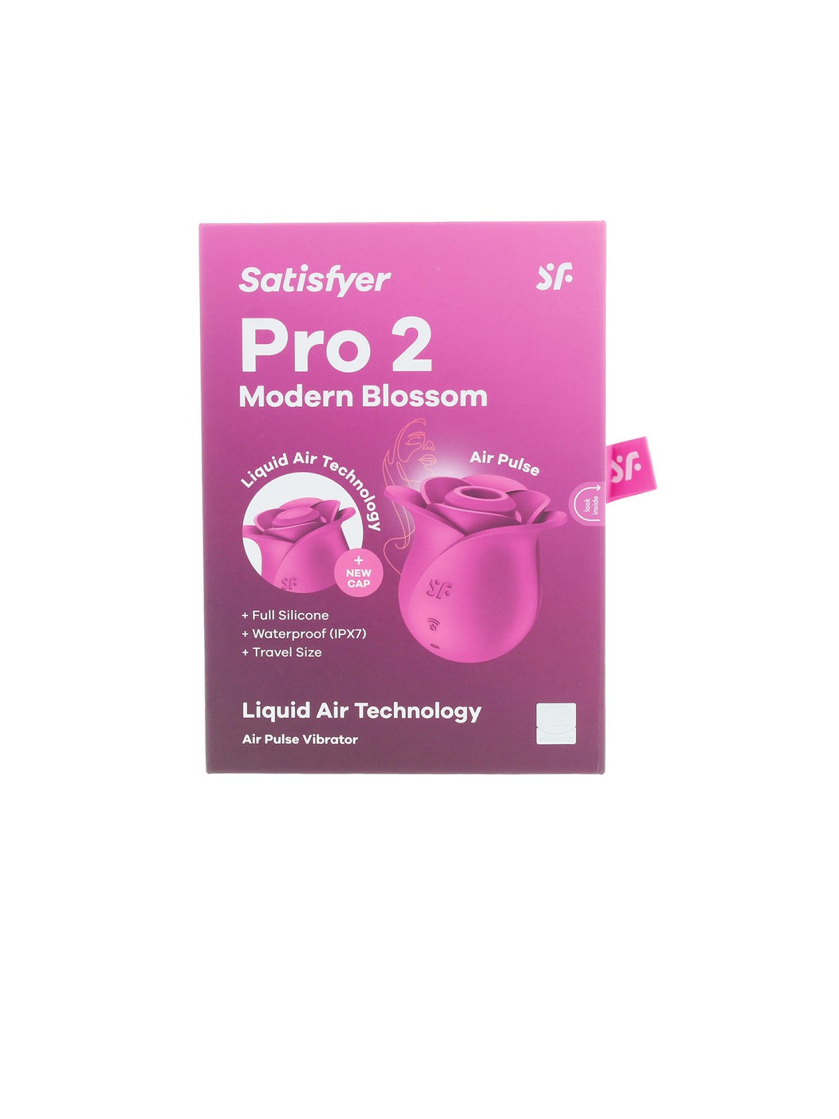 Satisfyer SATISFYER PRO 2 Stimolatore a onde rosa moderno, 1 unità donna
