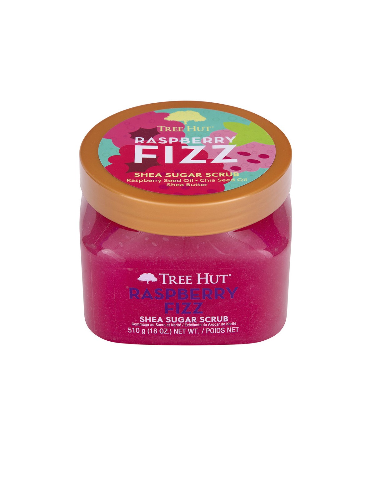 Tree Hut Scrub allo zucchero e lampone con soda 510g unisex