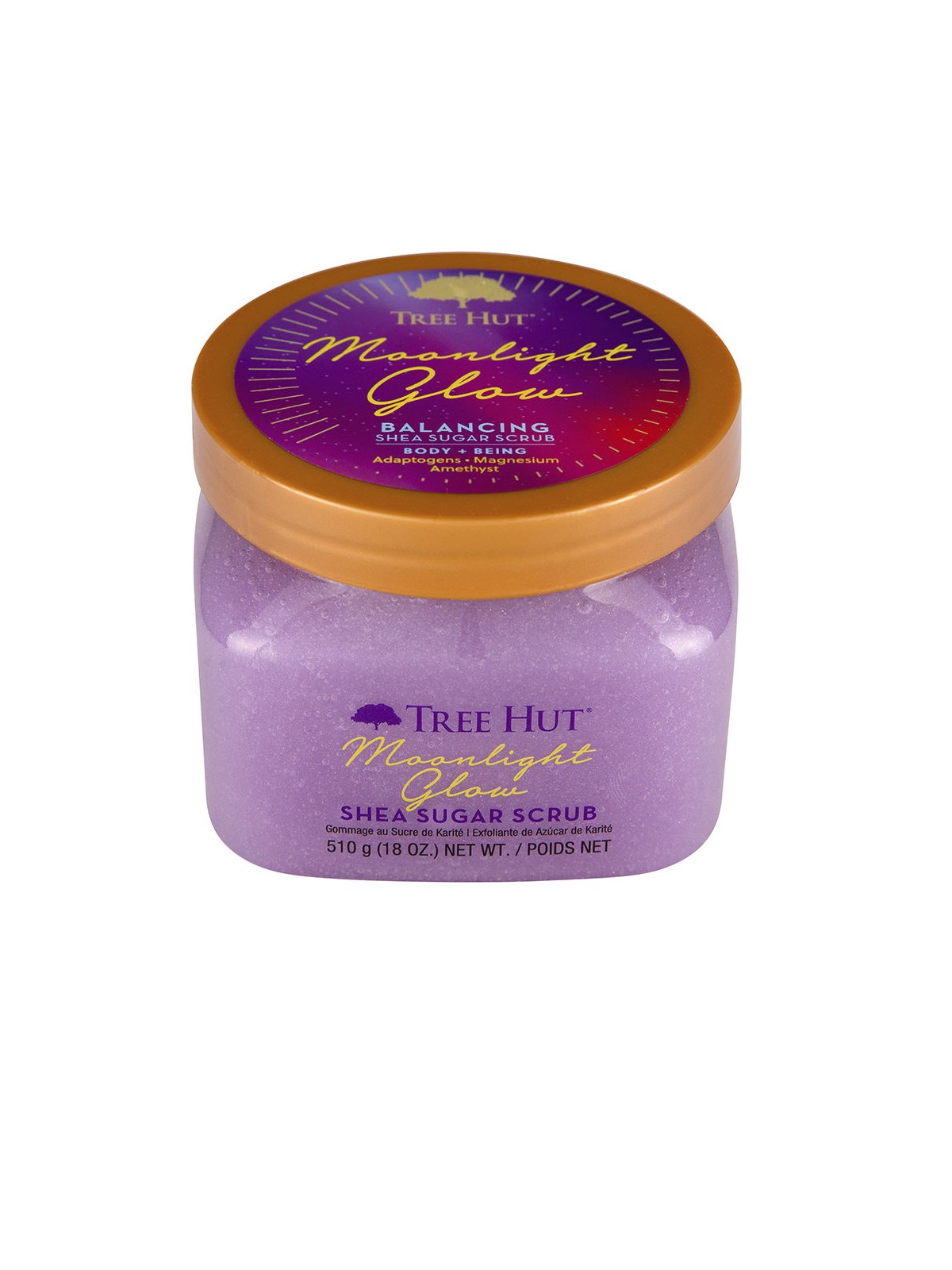 Tree Hut Scrub allo zucchero Moonlight Glow 510g unisex