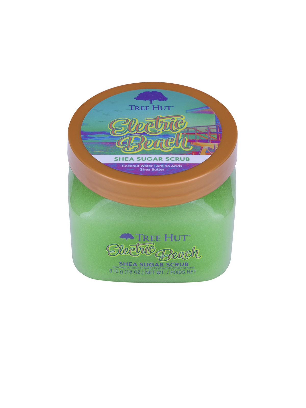 Tree Hut Scrub esfoliante Electric Beach allo zucchero 510 g unisex