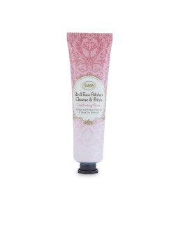 Sabon Scrub viso 2 in 1 rosa rilassante 60ml unisex