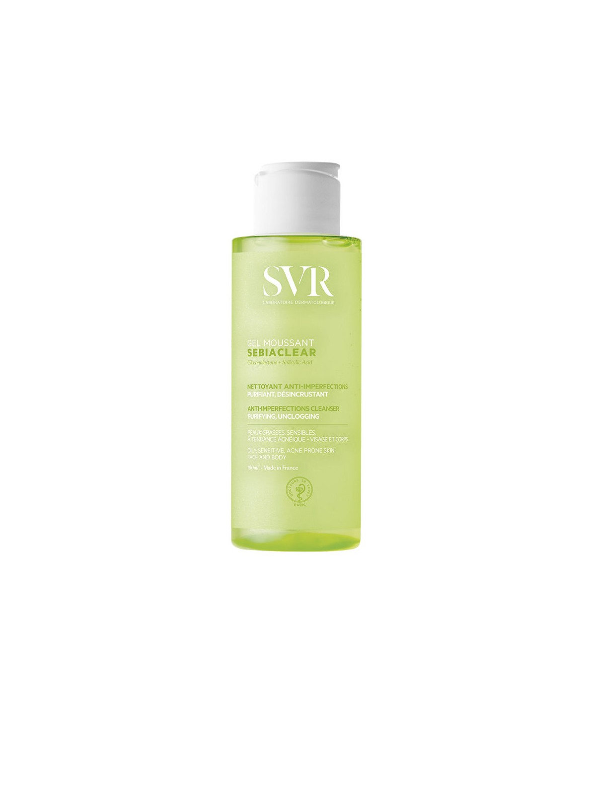 Svr SEBIACLEAR gel moussant 100ml donna